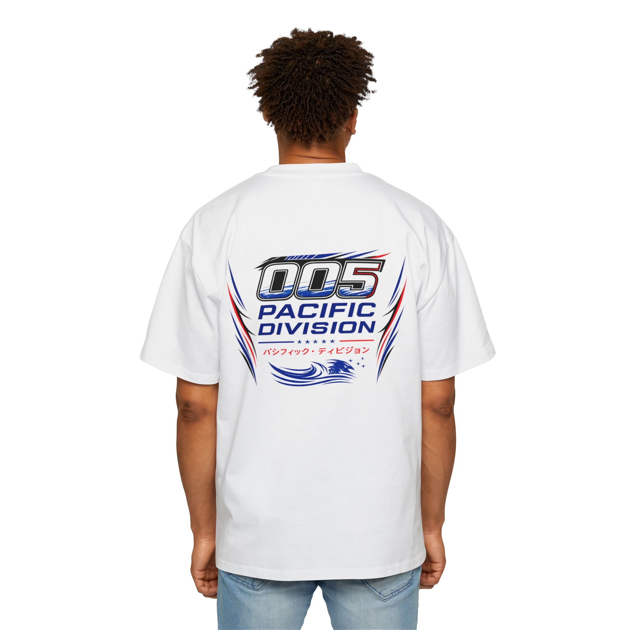 PACIFIC DRIFT Racing Tee — Men's Oversized Racing Shirt