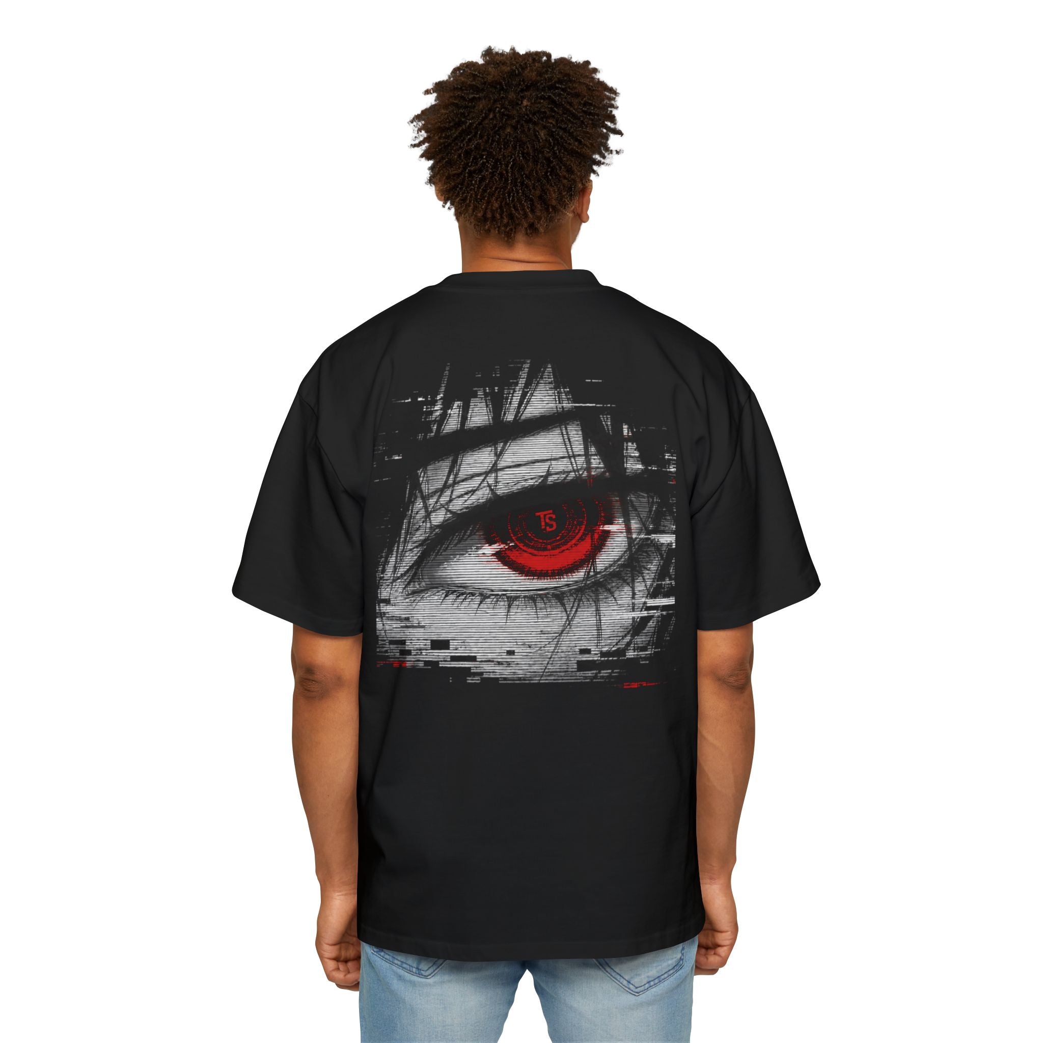 "Human.exe" Oversized Tee — Men's Tech-Inspired Graphic T-Shirt