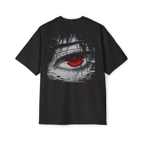 "Human.exe" Oversized Tee — Men's Tech-Inspired Graphic T-Shirt