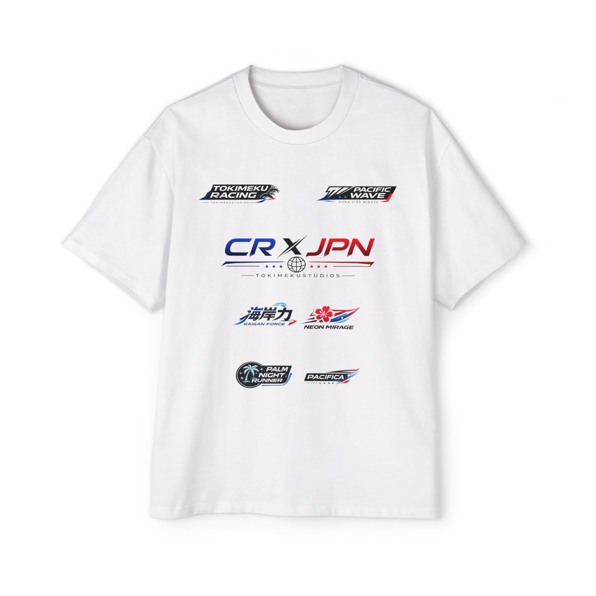 PACIFIC DRIFT Racing Tee — Men's Oversized Racing Shirt
