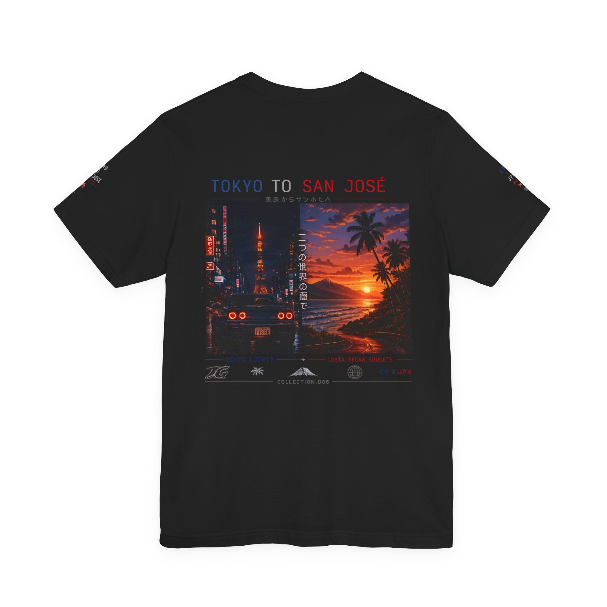 Tokyo to San José Graphic Tee — John G Collection