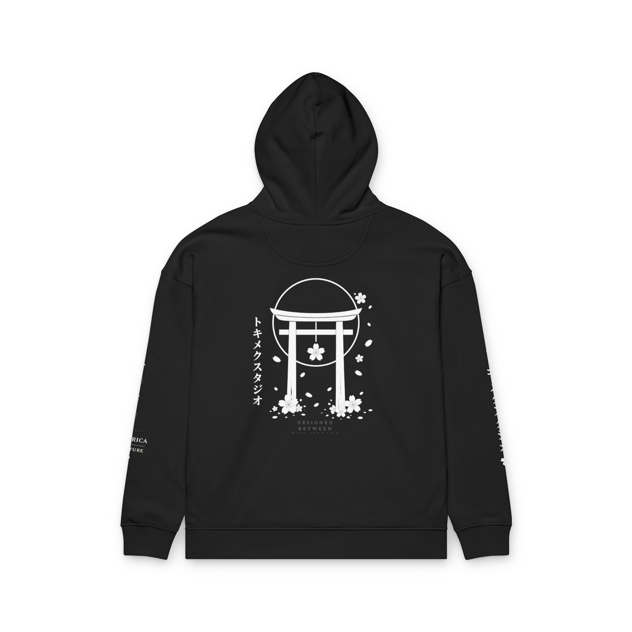 Moon Gate Hoodie — Nighttime Tokimeku Torii Embroidered Hoodie