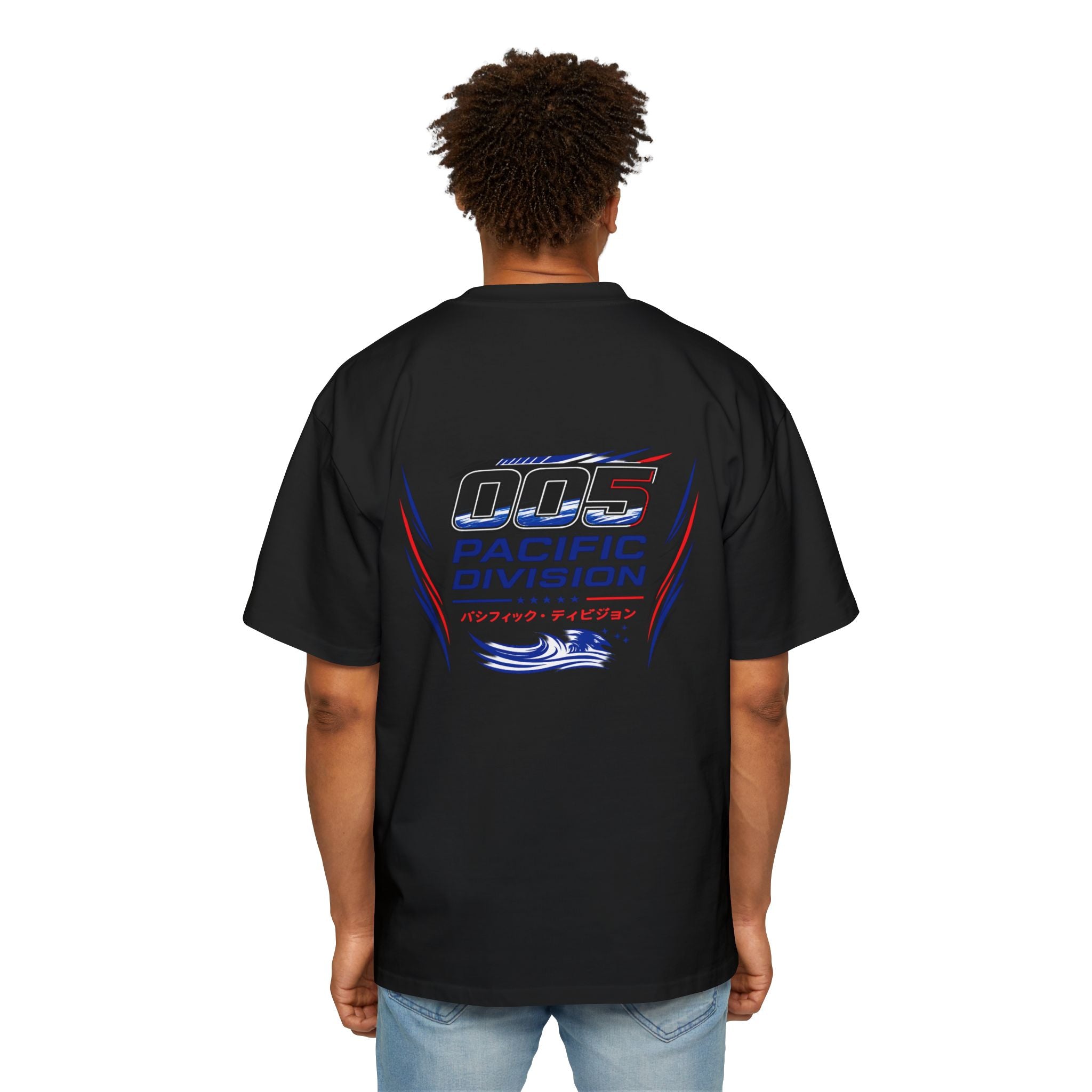 PACIFIC DRIFT Racing Tee — Men's Oversized Racing Shirt