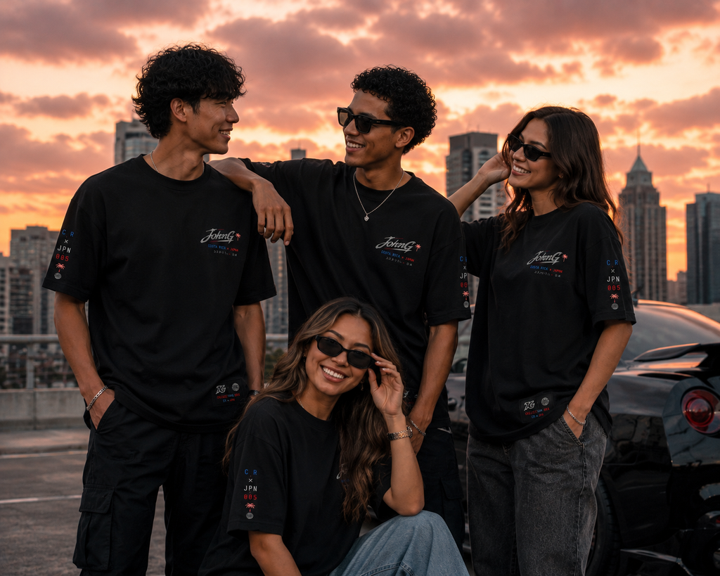 Tokyo to San José Graphic Tee — John G Collection