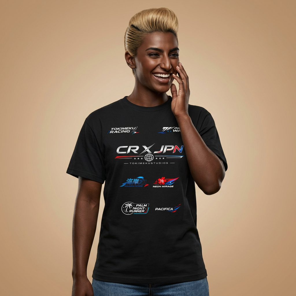 PACIFIC DRIFT Racing Tee — Men's Oversized Racing Shirt