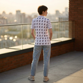 SHIBUYA PALMS Button-Up Polo Shirt