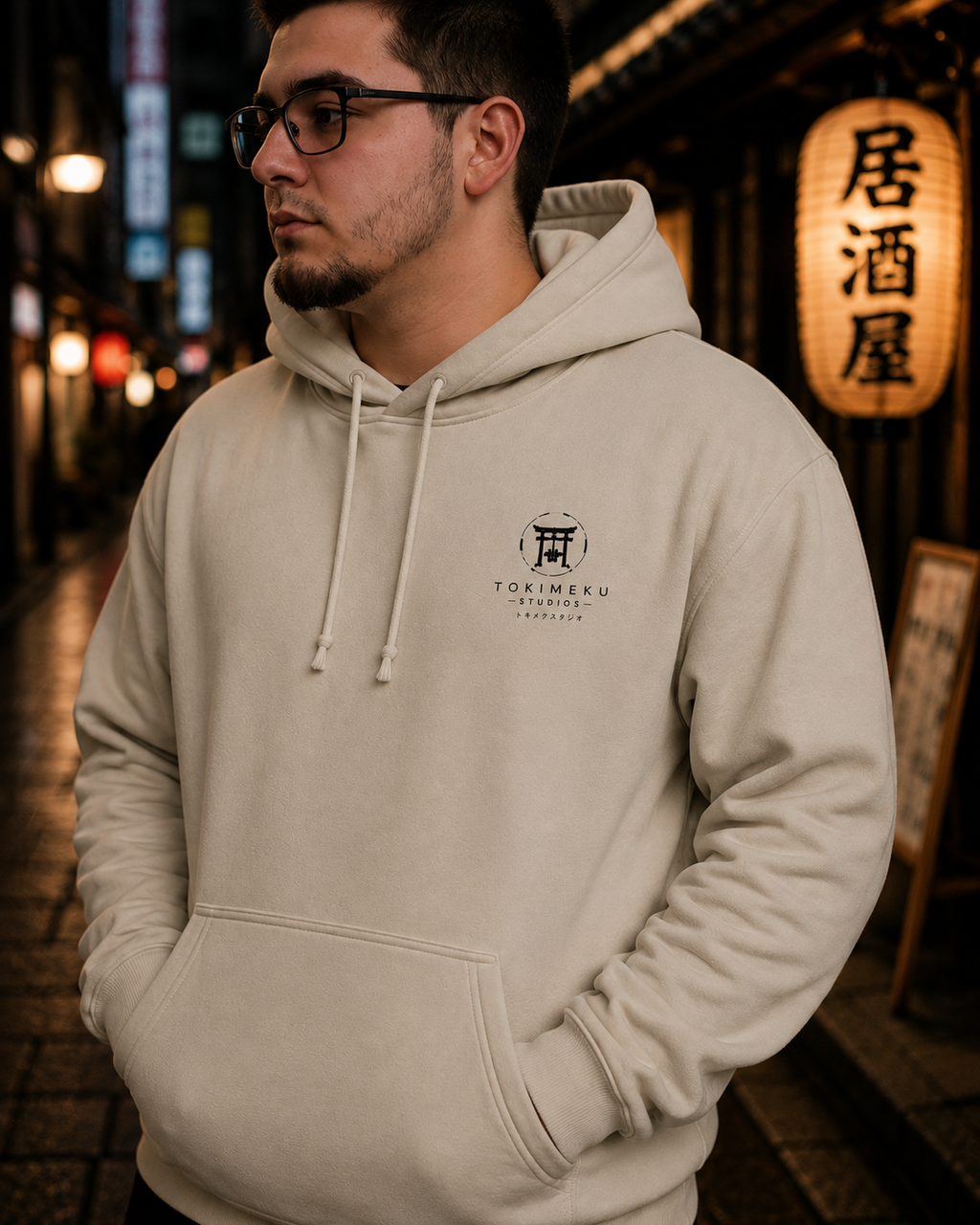 Zen Garden Torii Hoodie — Japanese Aesthetic Streetwear