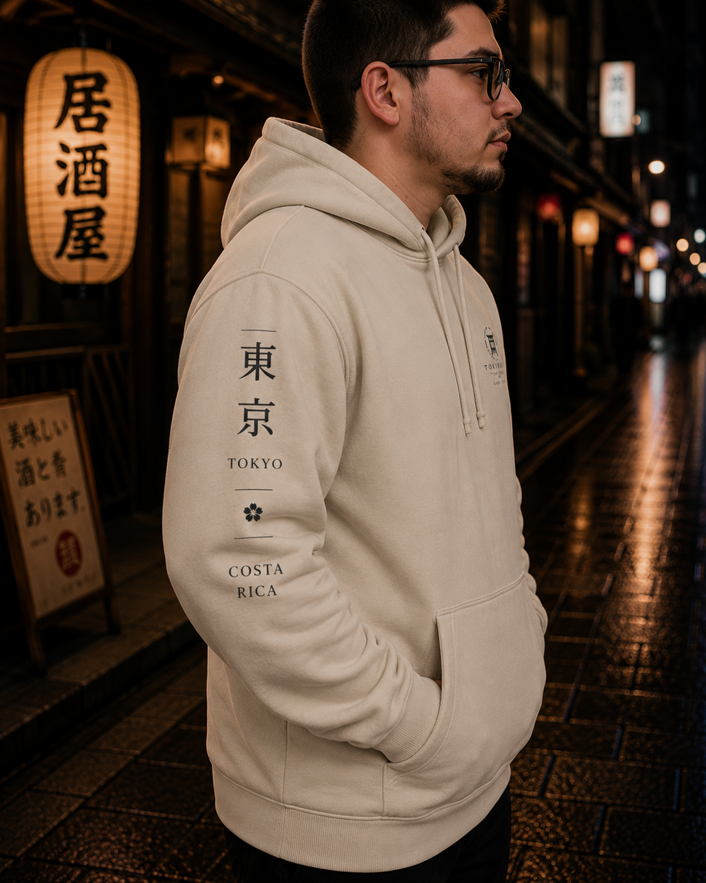Zen Garden Torii Hoodie — Japanese Aesthetic Streetwear