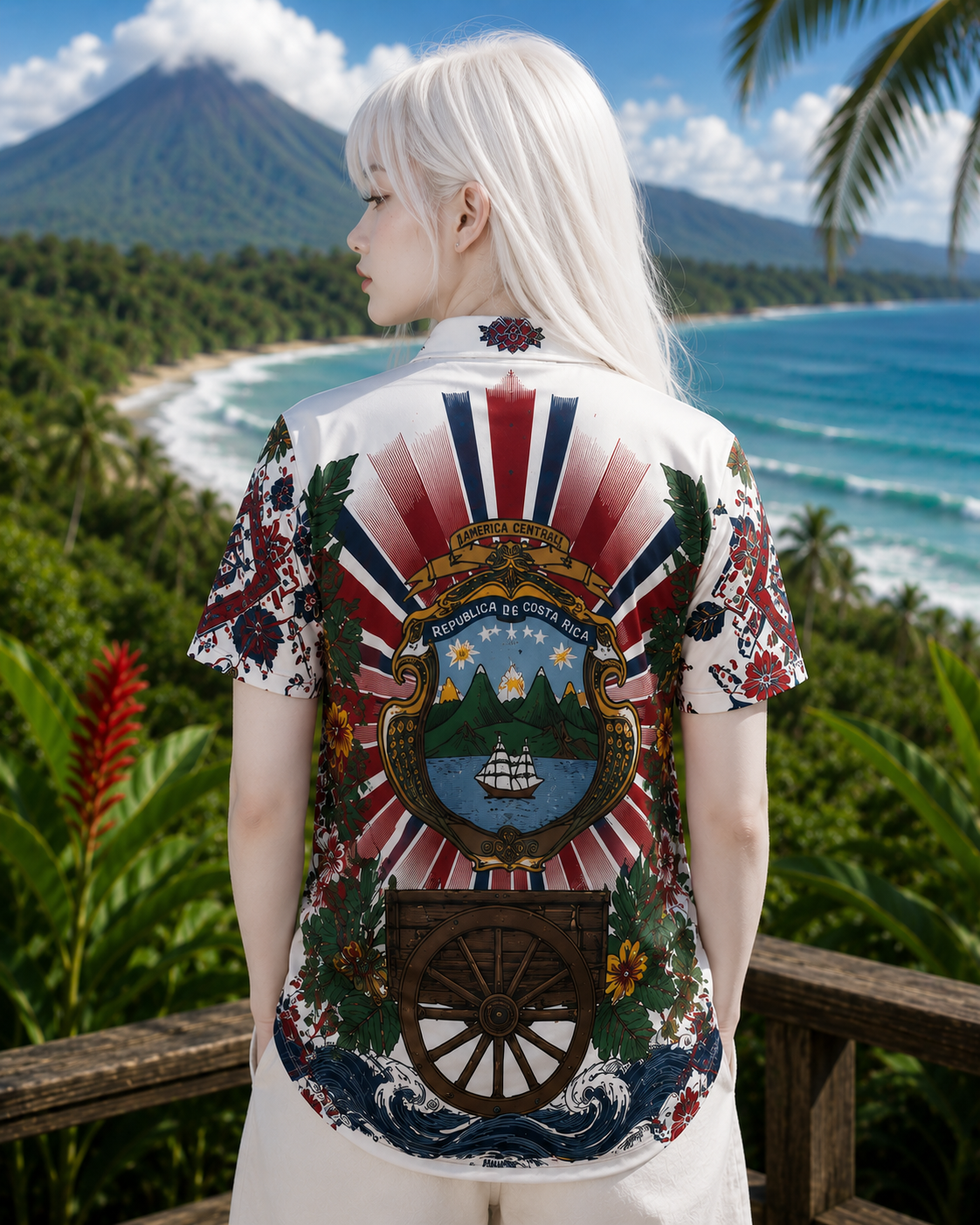 Costa Rica Heritage Polo Shirt — Costa Rica Heritage Polo