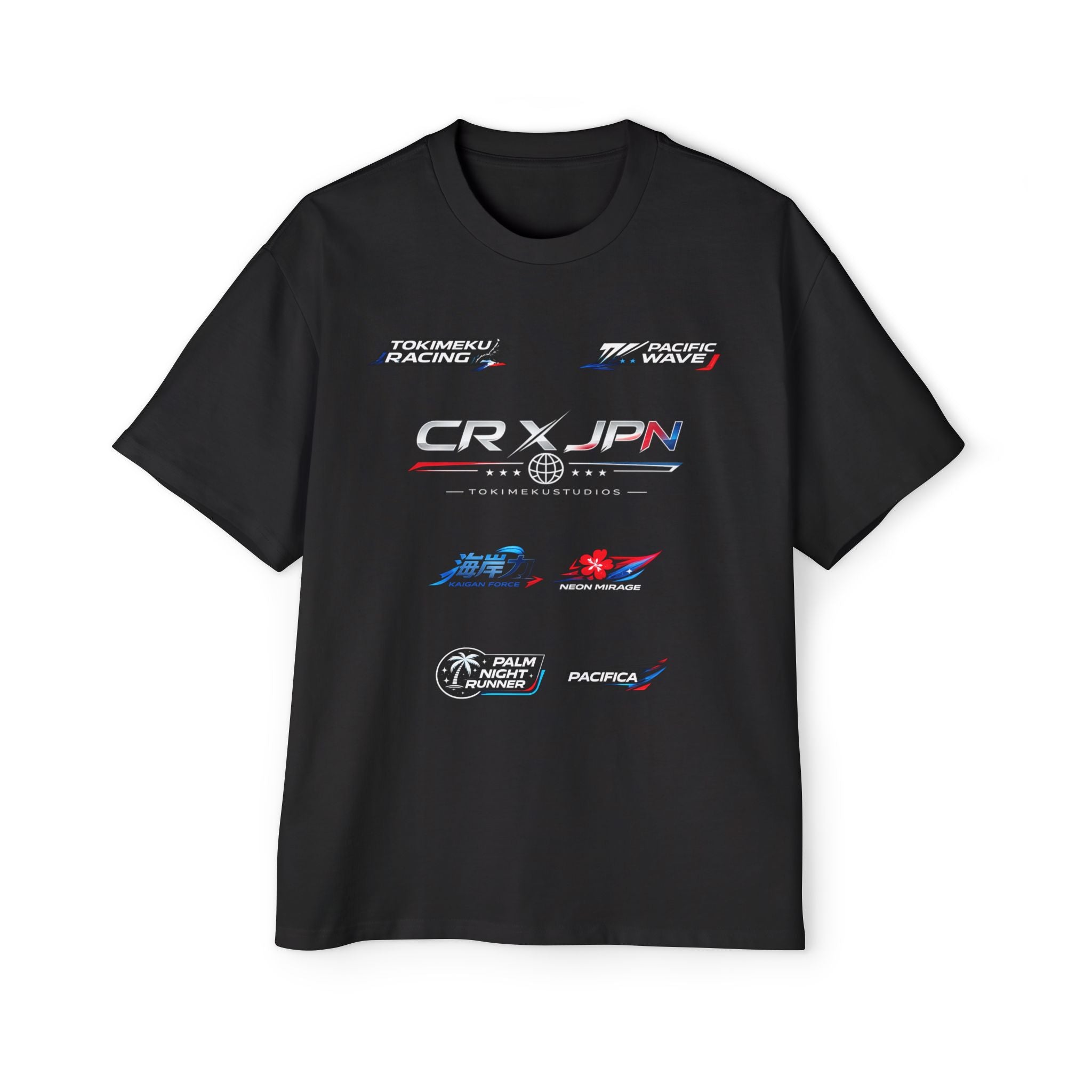 PACIFIC DRIFT Racing Tee — Men's Oversized Racing Shirt