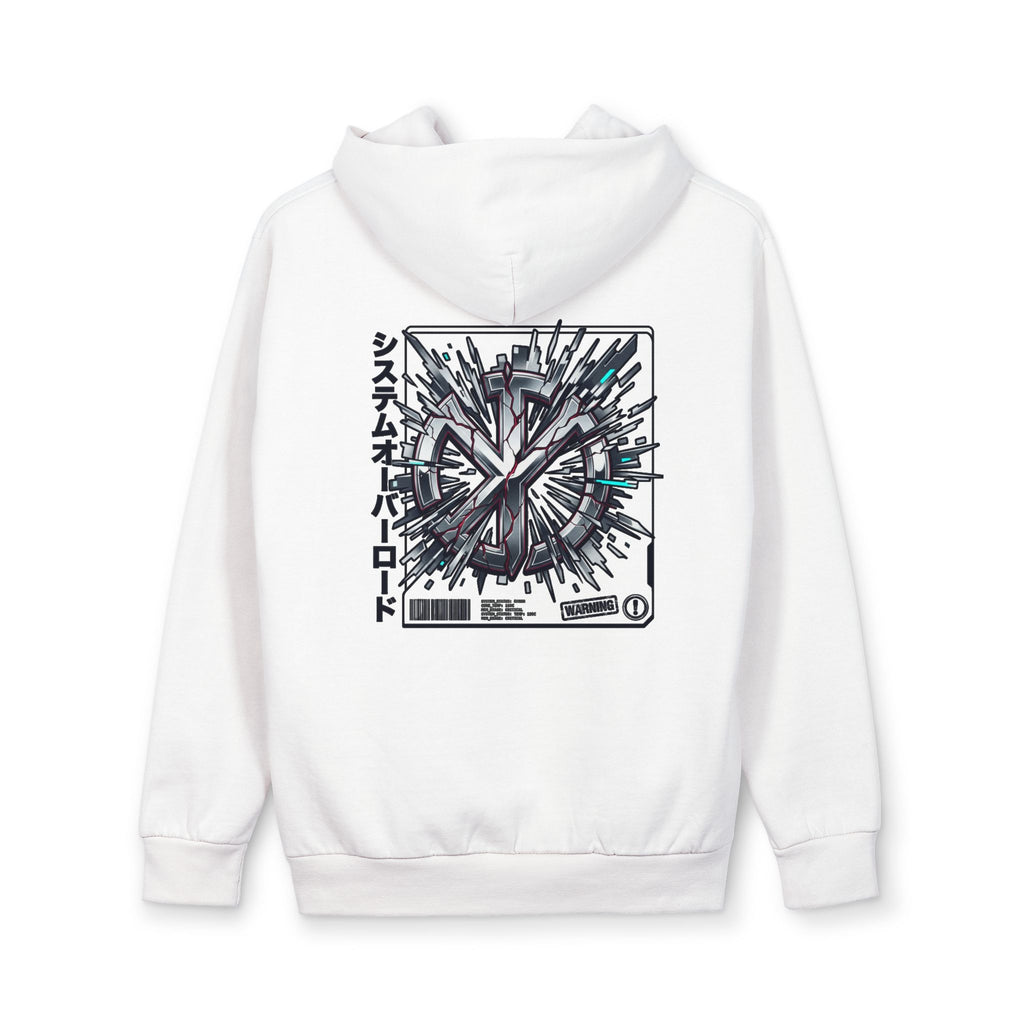 SYSTEM OVERLOAD Graphic Hoodie — Tech Glitch Urban Pullover