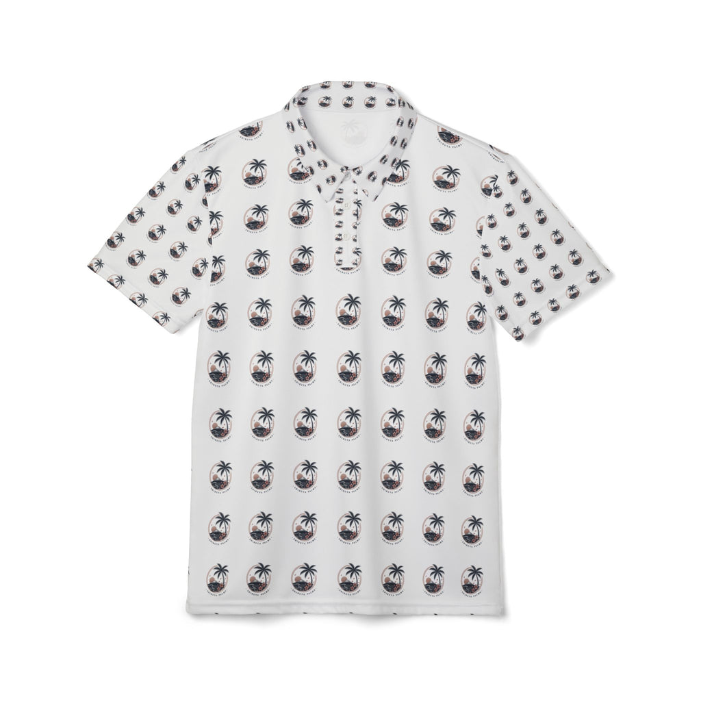 SHIBUYA PALMS Button-Up Polo Shirt