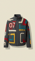 Numbered Bomber Jacket With Bilingual Lining